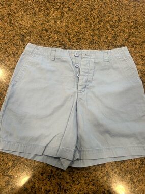 Eddie Bauer Light Blue Flat Front Women’s Shorts